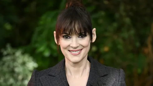 Winona Ryder attends the London photocall of "Beetlejuice Beetlejuice".