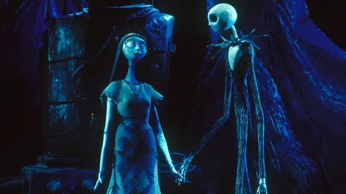 Sally and Jack in The Nightmare Before Christmas.