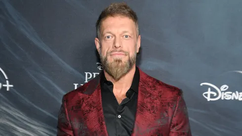 Adam Copeland attends Disney's "Percy Jackson and The Olympians" premiere.