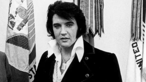 Elvis Presley December 21, 1970 at the White House. (Photo by National Archives)