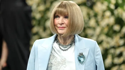 Anna Wintour, Met Gala Chair, attends the 2025 Met Gala Celebrating "Superfine: Tailoring Black Style".