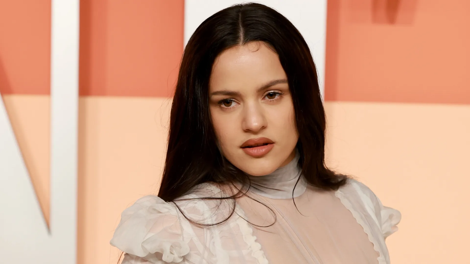 Rosalia attends the 2025 Vanity Fair Oscar Party Hosted By Radhika Jones. (Source: Amy Sussman/Getty Images)