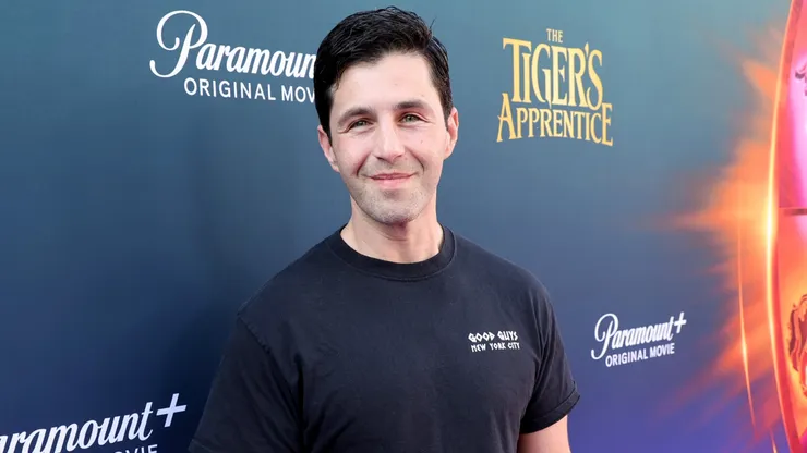 Josh Peck attends "The Tiger's Apprentice" premiere event in 2024.