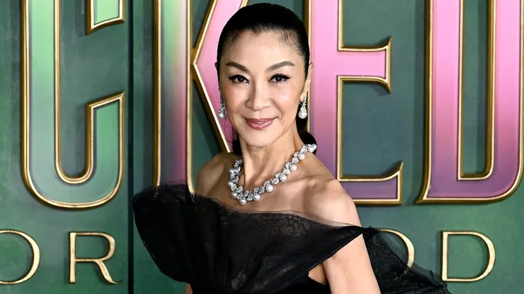 Michelle Yeoh attends the "Wicked: For Good" European Premiere in 2025.