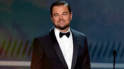 Leonardo DiCaprio speaks onstage during the 26th Annual Screen Actors Guild Awards in 2020.