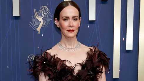 Sarah Paulson attends the 77th Primetime Emmy Awards at Peacock Theater.