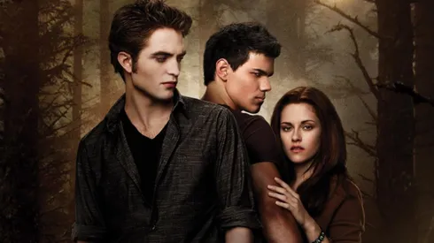 Kristen Stewart, Taylor Lautner, and Robert Pattinson in Twilight: New Moon (2009)