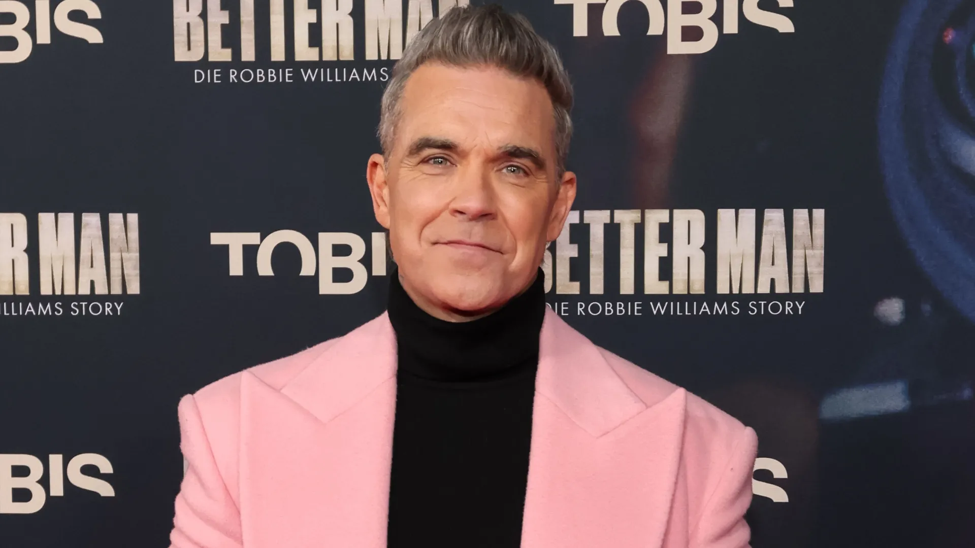 Robbie Williams attends the premiere of “Better Man – Die Robbie Williams Story” in 2024. (Source: Joshua Sammer/Getty Images)