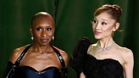 Cynthia Erivo and Ariana Grande attend the "Wicked: For Good" European Premiere at Cineworld London Leicester Square.