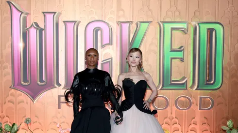 Cynthia Erivo and Ariana Grande attend as Universal Pictures proudly presents the WICKED FOR GOOD US Premiere on November 17, 2025 in New York City.