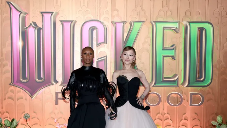Cynthia Erivo and Ariana Grande attend as Universal Pictures proudly presents the WICKED FOR GOOD US Premiere on November 17, 2025 in New York City.