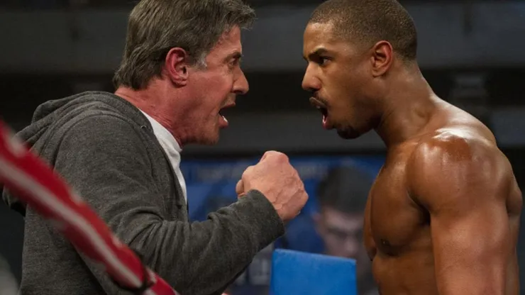 Sylvester Stallone and Michael B. Jordan in Creed (2015)