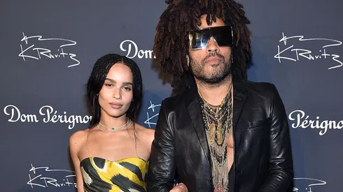 Zoë Kravitz and Lenny Kravitz attend the Dom Perignon & Lenny Kravitz: 'Assemblage' Exhibition at Skylight Modern on September 28, 2018 in New York City. (Photo by Theo Wargo/Getty Images)