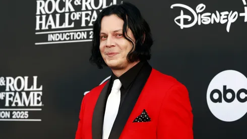 Jack White attends the 2025 Rock & Roll Hall of Fame Induction Ceremony.