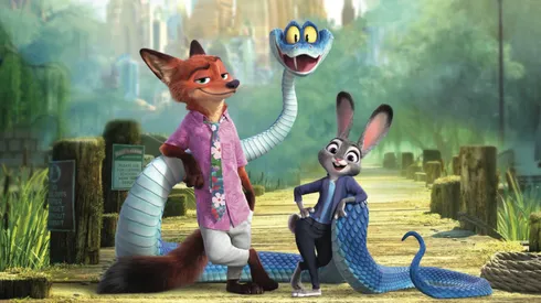 Jason Bateman, Ginnifer Goodwin, and Ke Huy Quan in Zootopia 2 (2025)