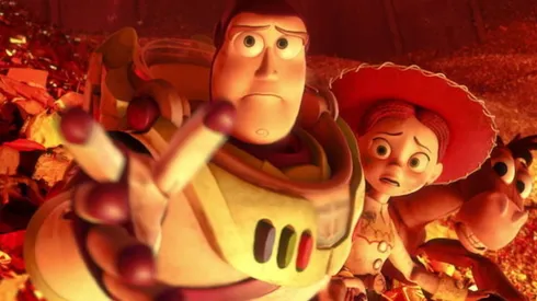Joan Cusack, Tim Allen and Frank Welker in "Toy Story 3".