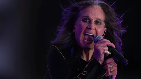 Musician Ozzy Osbourne performs during half-time of the 2022 NFL season opening game between the Buffalo Bills and the Los Angeles Rams at SoFi Stadium on September 08, 2022 in Inglewood, California. (Photo by Harry How/Getty Images)