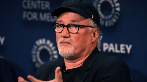 David Fincher of "Mindhunter" appears on stage at The Paley Center for Media's 2019 PaleyFest Fall TV Previews.
