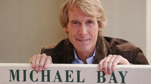 Director Michael Bay attends the unveiling of his dedicated beach locker room on the Promenade des Planches.
