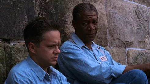 Tim Robbins and Morgan Freeman.