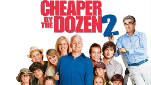 Steve Martin, Bonnie Hunt, Piper Perabo, Hilary Duff, Eugene Levy, Kevin G. Schmidt, Jacob Smith, Tom Welling, Liliana Mumy, Brent Kinsman, Shane Kinsman, Morgan York, Blake Woodruff, and Forrest Landis in Cheaper by the dozen 2 (2005)