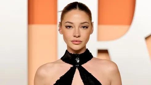 Madelyn Cline attends the 2025 Vanity Fair Oscar Party Hosted By Radhika Jones at Wallis Annenberg Center for the Performing Arts on March 02, 2025 in Beverly Hills, California.