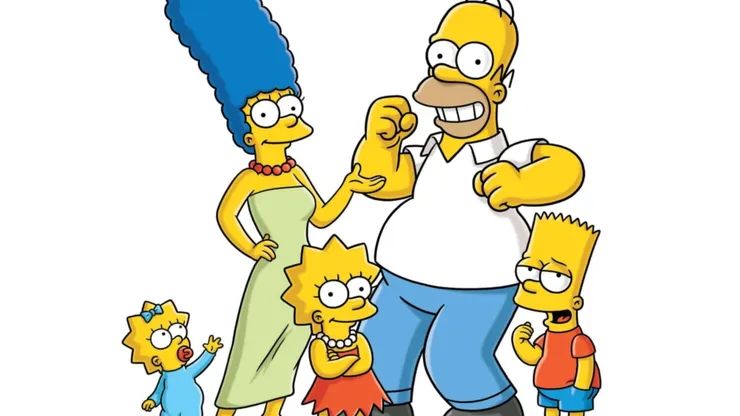 Julie Kavner, Nancy Cartwright, Dan Castellaneta, and Yeardley Smith in The Simpson (1989)