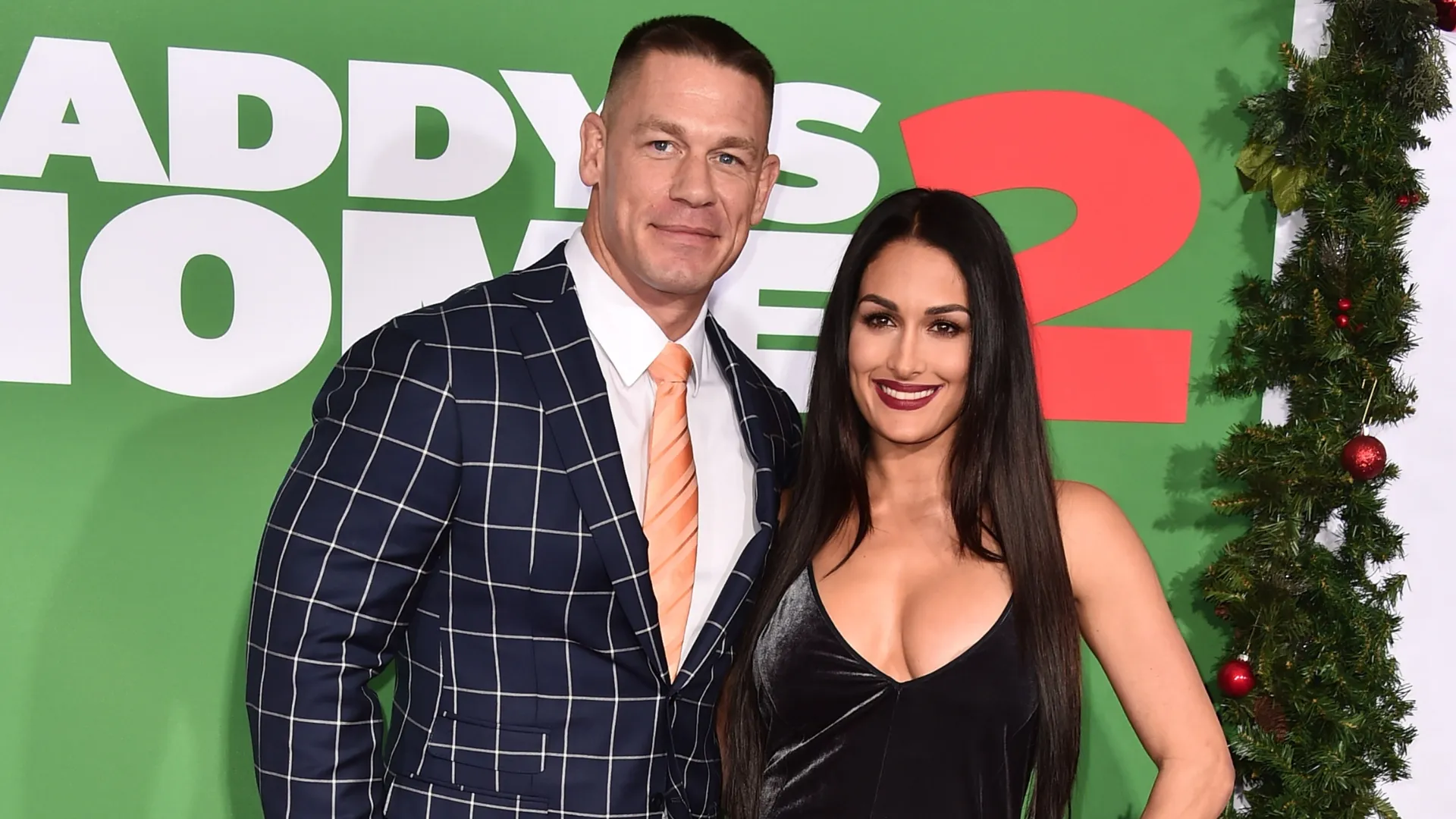 John Cena and Nikki Bella in 2017 (Source: Alberto E. Rodriguez/Getty Images)