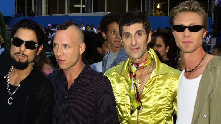 The band members of Jane's Addiction arrive at the "MTV 20: Live and Almost Legal" party.