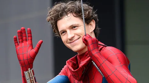 Tom Holland filming "Spider-Man: Brand New Day."