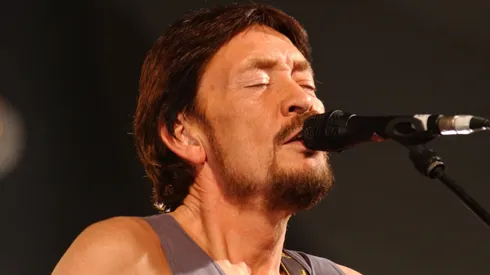 UK singer Chris Rea performs at the National Stadium.