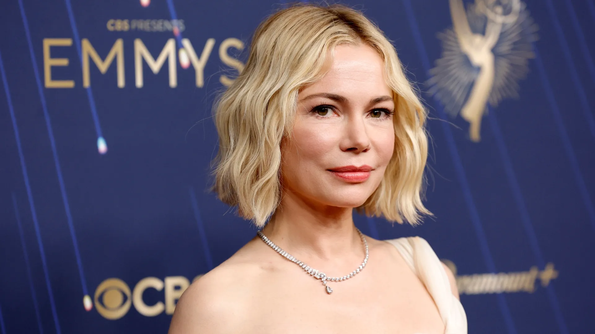 Michelle Williams attends the 77th Primetime Emmy Awards at Peacock Theater on September 14, 2025 in Los Angeles, California. (Photo by Frazer Harrison/Getty Images)