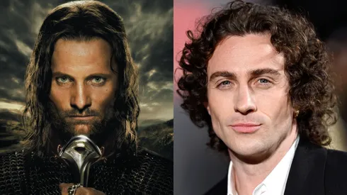 Viggo Mortensen - Aaron Taylor-Johnson attends the "Fuze" UK Premiere at Odeon West End.