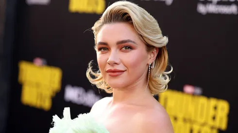 Florence Pugh attends the World Premiere of Marvel Studios' "Thunderbolts*" at Dolby Theatre in Hollywood, California.