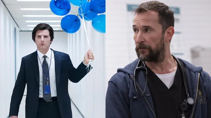 Adam Scott in Severance / Noah Wyle in The Pitt