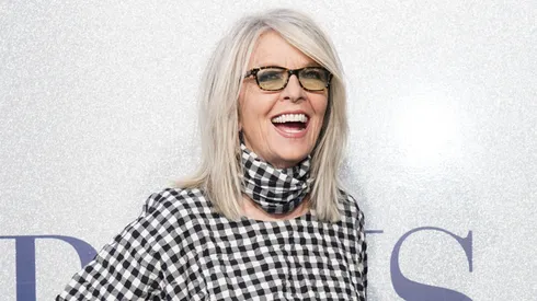 Diane Keaton attends the premiere of STX's "Poms" at Regal LA Live on May 1, 2019 in Los Angeles, California.