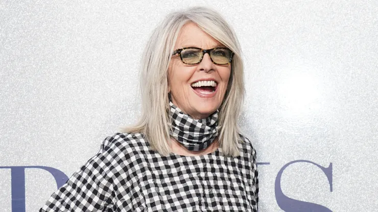 Diane Keaton attends the premiere of STX's "Poms" at Regal LA Live on May 1, 2019 in Los Angeles, California.