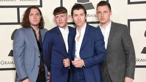 Nick O'Malley, Alex Turner, Matt Helders and Jamie Cook of Arctic Monkeys attend The 57th Annual GRAMMY Awards.
