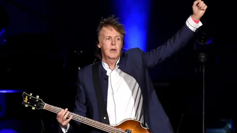 Musician Paul McCartney performs during Desert Trip at the Empire Polo Field.
