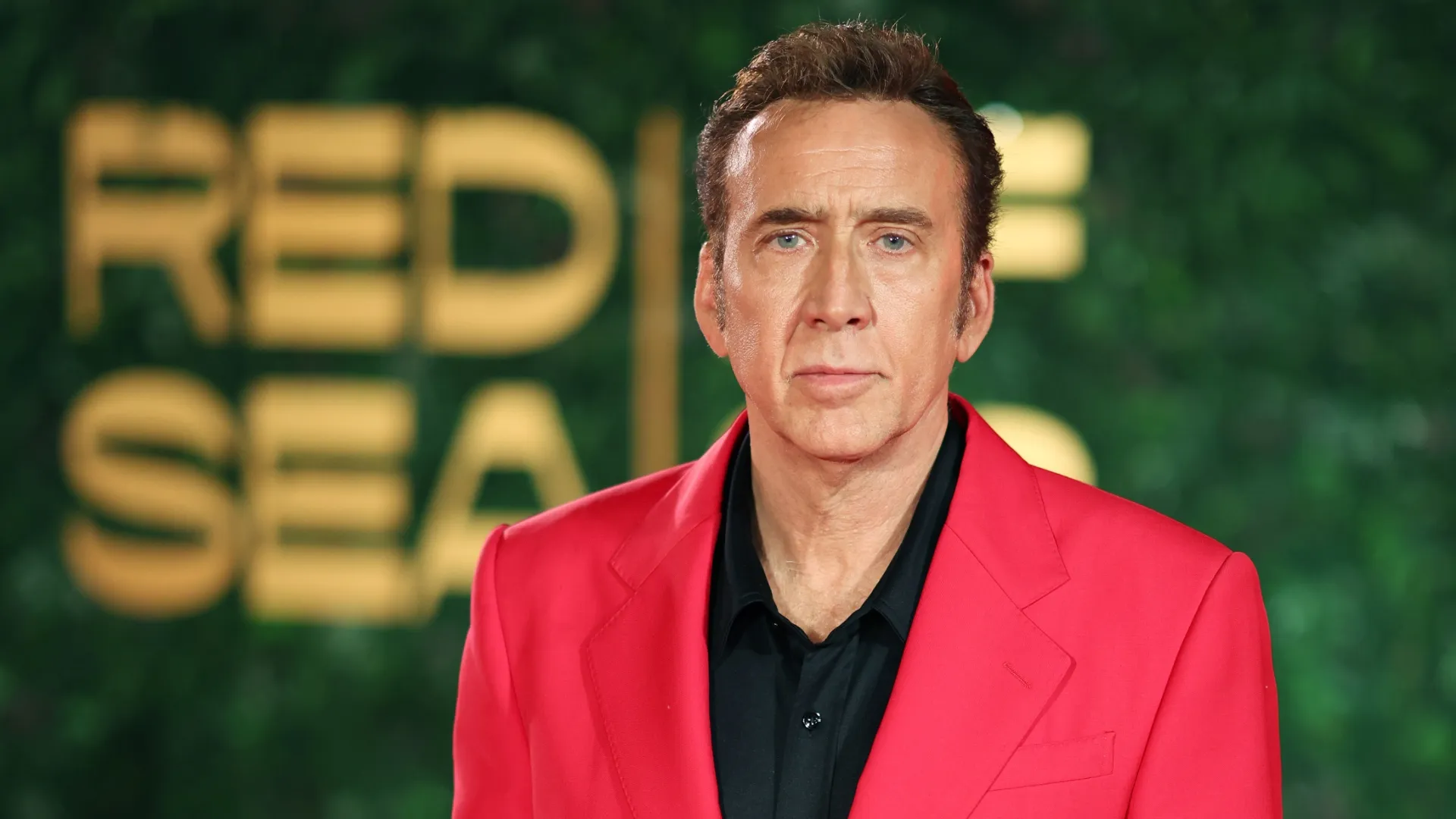 Nicolas Cage attends the red carpet on the closing night of the Red Sea International Film Festival 2023 on December 07, 2023 in Jeddah, Saudi Arabia. (Photo by Tim P. Whitby/Getty Images for The Red Sea International Film Festival)