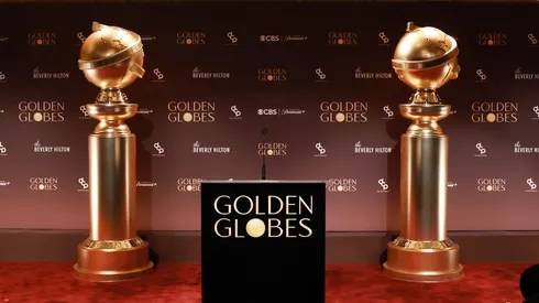A view of the stage before the nominations announcement and media preview for the 83rd Annual Golden Globes at The Beverly Hilton.