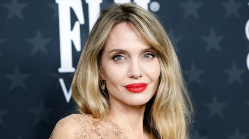 Angelina Jolie attends the 30th Annual Critics Choice Awards at Barker Hangar.