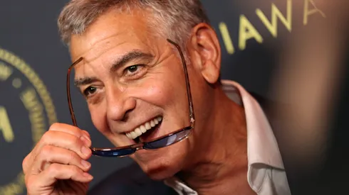 George Clooney attends the AFI Awards Luncheon at the Four Seasons Hotel Los Angeles at Beverly Hills.