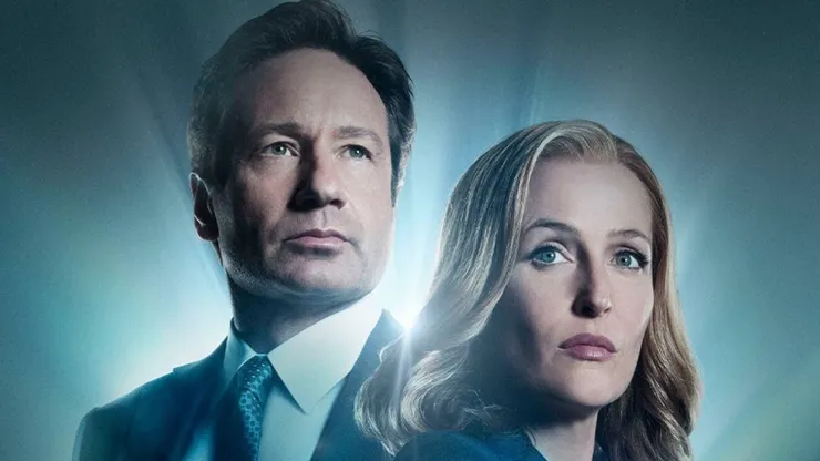 David Duchovny and Gillian Anderson.