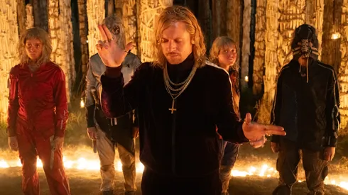 Jack O'Connell, Erin Kellyman, Maura Bird and Alfie Williams.
