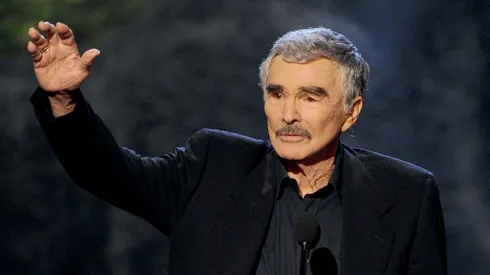 Actor Burt Reynolds accepts award onstage during Spike TV's Guys Choice 2013 at Sony Pictures Studios.
