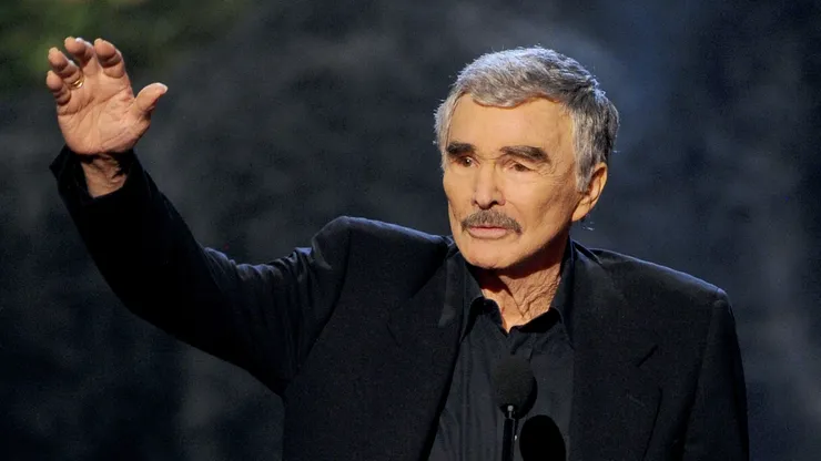 Actor Burt Reynolds accepts award onstage during Spike TV's Guys Choice 2013 at Sony Pictures Studios.