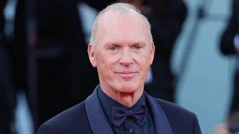 Michael Keaton attends a red carpet for "Beetlejuice Beetlejuice" during the 81st Venice International Film Festival.