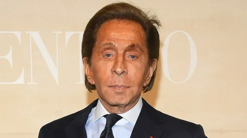 Designer Valentino Garavani attends the Valentino Haute Couture Spring Summer 2019 show as part of Paris Fashion Week.
