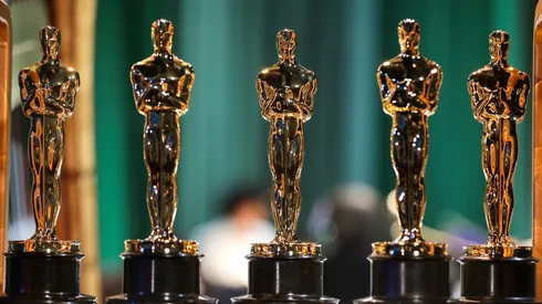 In this handout photo provided by A.M.P.A.S., Oscar statuettes are seen backstage during the 95th Annual Academy Awards.
